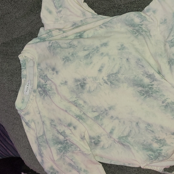 Gilli blue and white tie dye sweatshirt size medium - Picture 2 of 2